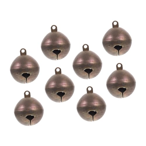 BCOATH 8 Stück Teiliges Kleine Kupferglöckchen für Haustierhalsbänder mit Angenehmem Klang Vintage Vielseitige Anhänger für Hunde Katzenzubehör Dekorative Mini Glocken zum Basteln von BCOATH
