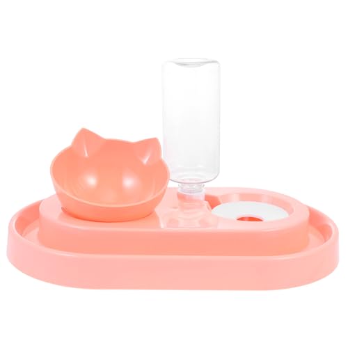 BCOATH Neck Automatischer Pet Feeder Für Hunde Und Katzen Anti-schling-napf Mit Doppeltem Design Wasserspender Und Futterstation von BCOATH