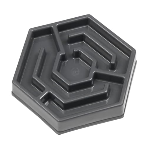 BCOATH Antirutsch Napf für Kleine Hunde und Katzen Petal förmiger Slow Feeder Futternapf aus Strapazierfähigem Resin Schmaler Kompakter Anti schling Napf für Langsames Fressen Graue BCOATH Antirutsch Napf für Kleine Hunde und Katzen Petal förmiger Slow Feeder Futternapf aus Strapazierfähigem Resin Schmaler Kompakter Anti schling Napf für Langsames Fressen Graue von BCOATH