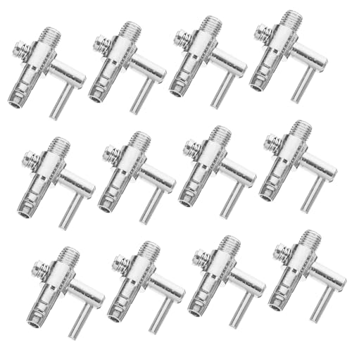 BCOATH Aquarium Airline Fitting 30pcs Edelstahl Sauerstoffpumpe Armaturen Luftpumpe Hebel Für Aquarium von BCOATH