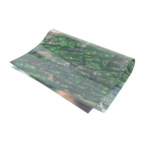 BCOATH Aquarium-Aufkleber statisch haftend für den Hintergrund des Aquariums realistisches Baumrindenmuster 62 x 40 cm Dekoration für das Aquarium von BCOATH