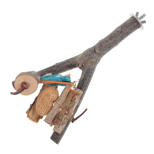 BCOATH Vogelspielzeug Aus Natürlichem Holz Kaustange Für Papageien Und Wellensittiche Perch Mit Aktivem Kletterplatz Lange Kauspielzeuge Für Vögel Zur Beschäftigung Und Krallenpflege BCOATH Vogelspielzeug Aus Natürlichem Holz Kaustange Für Papageien Und Wellensittiche Perch Mit Aktivem Kletterplatz Lange Kauspielzeuge Für Vögel Zur Beschäftigung Und Krallenpflege von BCOATH