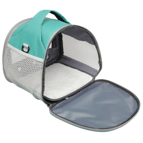 BCOATH Atmungsaktive Kleine Tier Tragetasche aus Oxford Stoff Verstellbarer Schultergurt Tragbarer Hamster Meerschweinchen Carrier für Outdoor Reisen Praktische Handtasche für Kleintiere von BCOATH