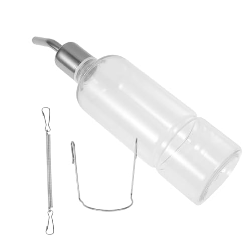 BCOATH Automatischer Hängender Wasserspender für Kleine Tiere Umweltfreundlicher Futterspender für Kaninchen Katzen und Vögel Tragbar mit Langlebigem Aufhänger für Reisen und Temporäre von BCOATH