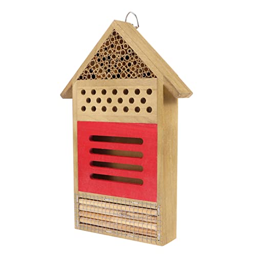BCOATH Bienenhaus aus Holz zieht Bestäuber an Insektenhotel für das Bienenhaus im Garten BCOATH Bienenhaus aus Holz zieht Bestäuber an Insektenhotel für das Bienenhaus im Garten von BCOATH