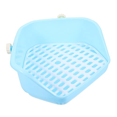 BCOATH Chinchilla Toilette für Kleintiere Eck Toilettenschale für Kaninchen Meerschweinchen und Andere Haustiere Einfach zu Reinigen Ideal für Käfige und Töpfchentraining BCOATH Chinchilla Toilette für Kleintiere Eck Toilettenschale für Kaninchen Meerschweinchen und Andere Haustiere Einfach zu Reinigen Ideal für Käfige und Töpfchentraining von BCOATH