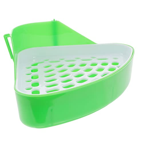 BCOATH Grünes Toilettentrainer für Kleintiere Hamsterbox Ecktoilette Kaninchentoilette Stabiler Kunststoff für Meerschweinchen Frettchen Rennmäuse BCOATH Grünes Toilettentrainer für Kleintiere Hamsterbox Ecktoilette Kaninchentoilette Stabiler Kunststoff für Meerschweinchen Frettchen Rennmäuse von BCOATH