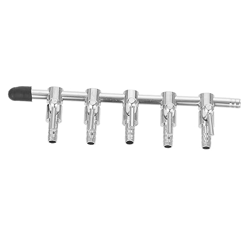BCOATH Aquarium Sauerstoffpumpe Luftpumpe für Fisch Tank Edelstahl Hebel Splitter Tap Verteiler Einfach Zu Steuern von BCOATH