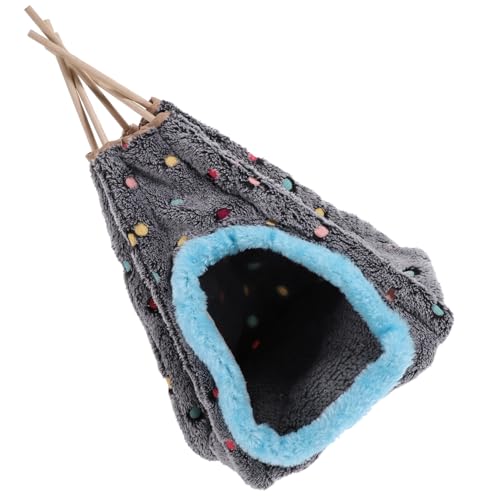 BCOATH Winter Bird Hammock Für Papageien Hängende Schlafgelegenheit Im Käfig Gemütliches Vogelbett Für Kleine Haustiere Dekorativer Schlafplatz Für Vögel Und Nager von BCOATH