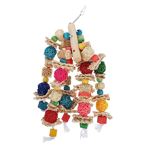 BCOATH Papagei Spielzeug Vogel Schaukel Kauen Spielzeug Große Größe Holz Material Einfach Installieren Für Ziervögel BCOATH Papagei Spielzeug Vogel Schaukel Kauen Spielzeug Große Größe Holz Material Einfach Installieren Für Ziervögel von BCOATH