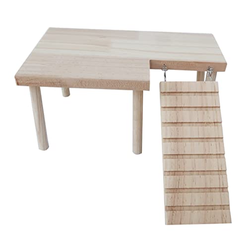 BCOATH Hamster-Holzplattform Mit Leiter Katzenspielzeug Kleintier-Kauspielzeug Hamsterbedarf Kleintiere Kleiner Hamster BCOATH Hamster-Holzplattform Mit Leiter Katzenspielzeug Kleintier-Kauspielzeug Hamsterbedarf Kleintiere Kleiner Hamster von BCOATH