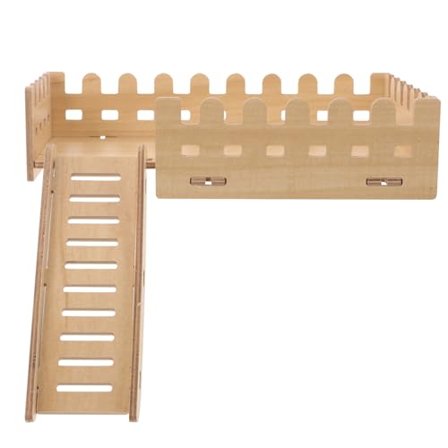 BCOATH Hamster Holzplattform mit Leiter Holzspielzeug für Kleintiere Hamsterzubehör Käfigausstattung Robust Sicher für Zwerghamster Igel Eichhörnchen Rennmäuse Geeignet BCOATH Hamster Holzplattform mit Leiter Holzspielzeug für Kleintiere Hamsterzubehör Käfigausstattung Robust Sicher für Zwerghamster Igel Eichhörnchen Rennmäuse Geeignet von BCOATH
