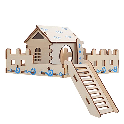 BCOATH Holz Hamster Leiter Spielzeug Haustier Zubehör Nest Klettern Leiter Spaß Sicher Spielzeit BCOATH Holz Hamster Leiter Spielzeug Haustier Zubehör Nest Klettern Leiter Spaß Sicher Spielzeit von BCOATH