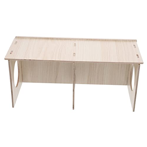 BCOATH Holz Hamster Bett Sicheres Haustier Spielzeug Versteck Komfortable Nahrungssuche Nest Für Chinchillas von BCOATH