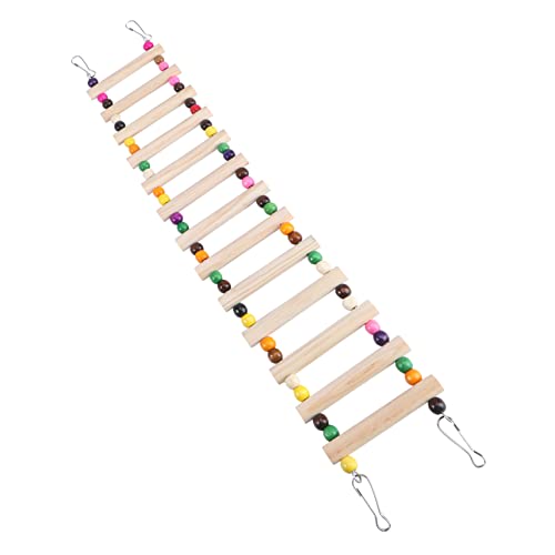 BCOATH Mini-Leiter Für Papageien Hamster Kletterspielzeug Aus Holz Vogel Haustier Spielset Futtersuchspielzeug Für Haustiere Endloser Spaß von BCOATH
