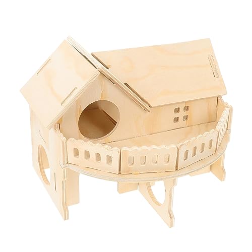 BCOATH Hamsterhaus Eichhörnchenversteck Meerschweinchenhaus dekoratives Haustiernest Kleintierkäfig nager Spielzeug Nagetier Spielzeug Haustier schlafhaus Hamsterschlafnest hölzern Brown BCOATH Hamsterhaus Eichhörnchenversteck Meerschweinchenhaus dekoratives Haustiernest Kleintierkäfig nager Spielzeug Nagetier Spielzeug Haustier schlafhaus Hamsterschlafnest hölzern Brown von BCOATH