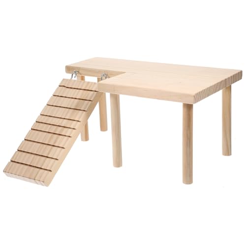 BCOATH Hamsterleiter Holzleiter Kletterplattform Kleintier für Hamster und Ratten Bewegung und Koordination Platzsparende Haustierplattform für Käfige BCOATH Hamsterleiter Holzleiter Kletterplattform Kleintier für Hamster und Ratten Bewegung und Koordination Platzsparende Haustierplattform für Käfige von BCOATH