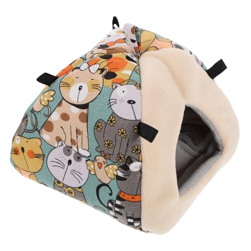 BCOATH Hamsternest – Gemütliche Hängematte Hamsterhütte Für Haustiere Chinchilla-versorgung Mit Atmungsaktivem Und Komfortablem Design von BCOATH