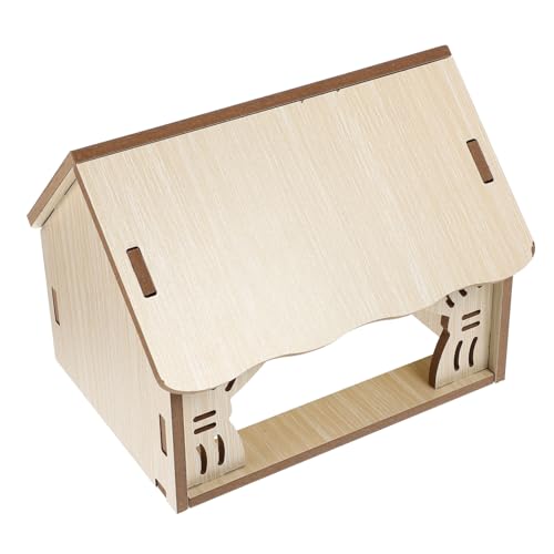 BCOATH Hamsterversteck Aus Holz Sicher Und Komfortabel Meerschweinchenhaus Unterhaltsam Ganzjähriges Spielzeug BCOATH Hamsterversteck Aus Holz Sicher Und Komfortabel Meerschweinchenhaus Unterhaltsam Ganzjähriges Spielzeug von BCOATH