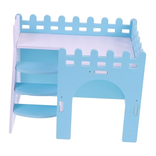 BCOATH Kreative Hamstervilla Mit Zaun Aktivitätshaus Für Kleine Haustiere Für Hamster Und Igel Aus Robustem Himmelblaue Farbe Gemütlicher Rückzugsort Und Spielplatz BCOATH Kreative Hamstervilla Mit Zaun Aktivitätshaus Für Kleine Haustiere Für Hamster Und Igel Aus Robustem Himmelblaue Farbe Gemütlicher Rückzugsort Und Spielplatz von BCOATH