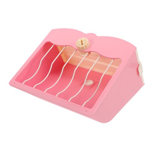 BCOATH Hasengrasständer Kleintier Heuhalter Futterbehälter für Kaninchen freistehender Grasständer Futterregal für Kaninchen Chinchilla-Gestelle Futterraufen für Kaninchen Plastik Rosa BCOATH Hasengrasständer Kleintier Heuhalter Futterbehälter für Kaninchen freistehender Grasständer Futterregal für Kaninchen Chinchilla-Gestelle Futterraufen für Kaninchen Plastik Rosa von BCOATH