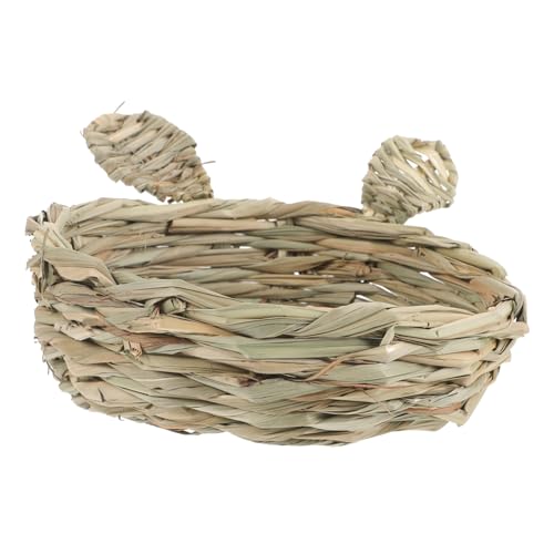 BCOATH Hamster Nest Aus Naturmaterialien Weiches Geflochtenes Kauspielzeug Für Kleine Haustiere Wie Chinchillas Meerschweinchen Und Ratten Zur Zahnpflege Und Spielspaß Für Käfige Und von BCOATH