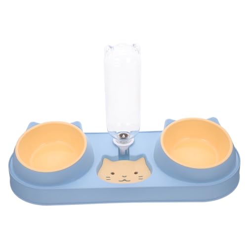 BCOATH Hundefutter-/wassernapf-Spender Automatischer Futterspender Für Haustiere Doppelnapf Aus Kunststoff Für Katzen Und Hunde BCOATH Hundefutter-/wassernapf-Spender Automatischer Futterspender Für Haustiere Doppelnapf Aus Kunststoff Für Katzen Und Hunde von BCOATH