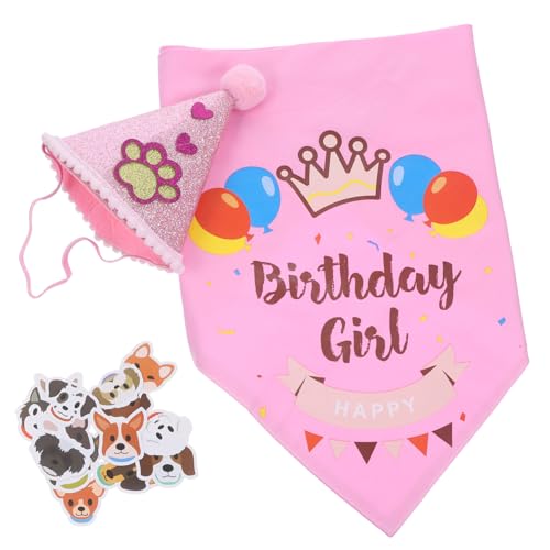 BCOATH Hundehalsband Mütze Hundegeburtstagsparty Haustierhalsband Lätzchen Partyzubehör Für Hunde Lustige Hundedekoration Zufälliger Stil BCOATH Hundehalsband Mütze Hundegeburtstagsparty Haustierhalsband Lätzchen Partyzubehör Für Hunde Lustige Hundedekoration Zufälliger Stil von BCOATH