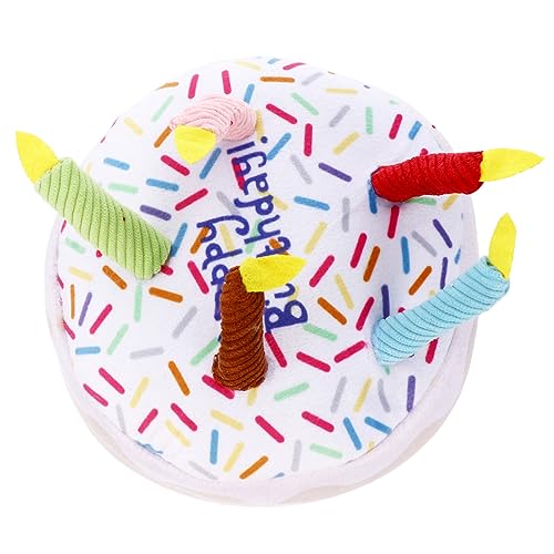 BCOATH Haustier Plüschkuchen Spielzeug Haustier Geburtstagsfeier Liefert Haustierfestival Geschenkspielzeug von BCOATH