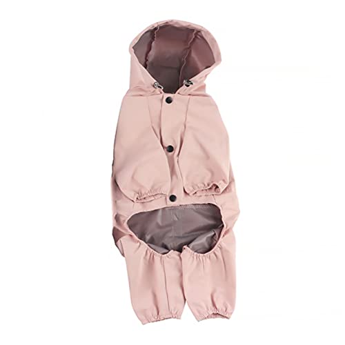 BCOATH Regenmantel Für Haustiere Hund Regenjacke Hundemäntel Welpenkleidung Regenbekleidung Für Hunde Regenmantel Für Golden Retriever Hundeponcho Jackenstoff Mit Kapuze Einteilige Hose von BCOATH