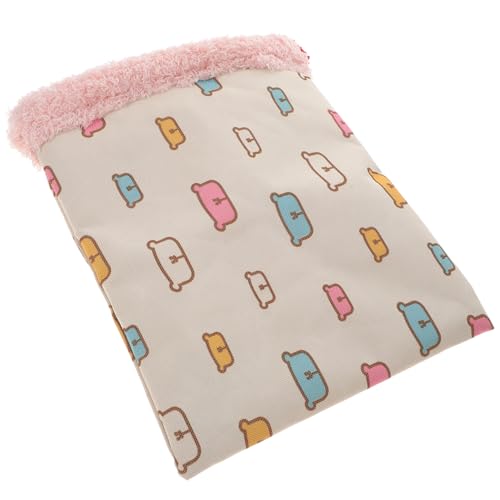 BCOATH Haustier-Schlafsack Für Hamster Bett Schlafmatte Warm Weich Kleines Nest Tragbar Geeignet Für Kaninchen Und Andere Kleine Tiere BCOATH Haustier-Schlafsack Für Hamster Bett Schlafmatte Warm Weich Kleines Nest Tragbar Geeignet Für Kaninchen Und Andere Kleine Tiere von BCOATH