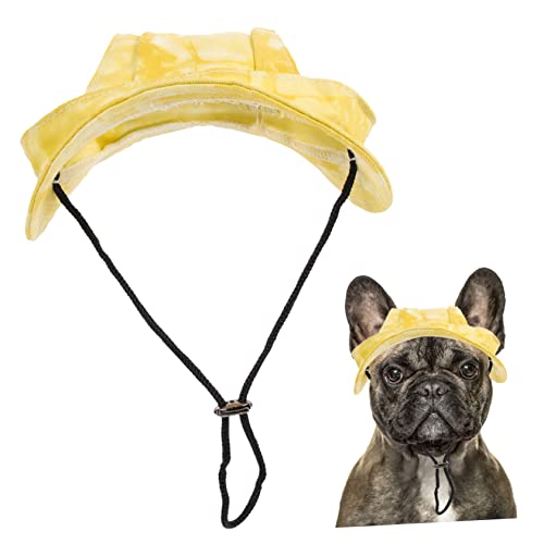 BCOATH Sonnenhüte für Haustiere Baseball-Kappe für Hunde verstellbar Kinn-Sonnenschutzkappen für Hunde im Freien Größe M Gelb BCOATH Sonnenhüte für Haustiere Baseball-Kappe für Hunde verstellbar Kinn-Sonnenschutzkappen für Hunde im Freien Größe M Gelb von BCOATH