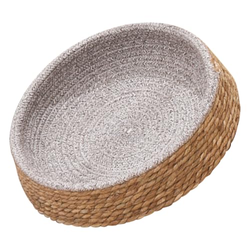 BCOATH Haustierbett aus Rattan Bequemes Katzen und Hundebett und Schlafstätte für Kleine Haustiere Schützende und Ruhezone BCOATH Haustierbett aus Rattan Bequemes Katzen und Hundebett und Schlafstätte für Kleine Haustiere Schützende und Ruhezone von BCOATH