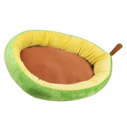 BCOATH Luxuriöse Hundebetten weiches Welpennest warmes Hundebett Avocado-Form Winternest Bett Plüschkissen BCOATH Luxuriöse Hundebetten weiches Welpennest warmes Hundebett Avocado-Form Winternest Bett Plüschkissen von BCOATH