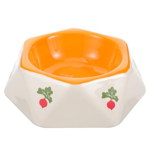 BCOATH Futternapf für Haustiere Sechseck-Design Keramik-Futternapf für Hamster auslaufsicher für Kaninchen Mäuse und Kleintiere BCOATH Futternapf für Haustiere Sechseck-Design Keramik-Futternapf für Hamster auslaufsicher für Kaninchen Mäuse und Kleintiere von BCOATH