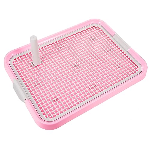 BCOATH Haustiertoilette Töpfchen Trainingstoilette Hunde-PIPI-Pad-Halter Hundeketten für draußen Zubehör für Haustierzüge Hundezucht haustierbett Indoor-Hundetöpfe Mülleimer Plastik Rosa BCOATH Haustiertoilette Töpfchen Trainingstoilette Hunde-PIPI-Pad-Halter Hundeketten für draußen Zubehör für Haustierzüge Hundezucht haustierbett Indoor-Hundetöpfe Mülleimer Plastik Rosa von BCOATH