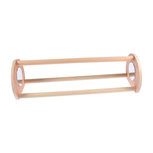 BCOATH Holz Sitzstange für Vögel und Hühner Natürliches Kauspielzeug Multifunktionaler Papageien Geflügelständer Stabiler Holzständer für Haustierhaltung Fördert Bewegung und Gesundheit von BCOATH