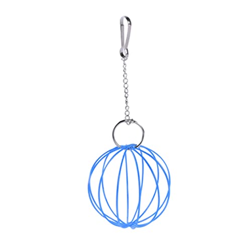 BCOATH Holzkugel für Hamster Langlebige Rasselball Hängen Pouncen und für Kleintiere Zufällige Farben Zufällige Farbe Zufällige Farbe von BCOATH