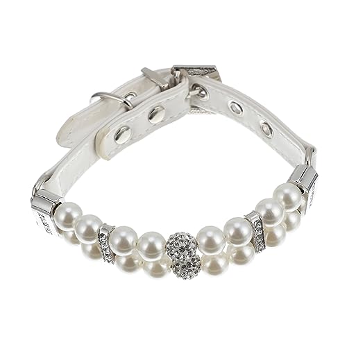 BCOATH Luxuriöses Hunde-imitat-Halsband Für Haustiere Mit Leine Schwarzes Haustierhalsband Komfortables Verstellbares Design BCOATH Luxuriöses Hunde-imitat-Halsband Für Haustiere Mit Leine Schwarzes Haustierhalsband Komfortables Verstellbares Design von BCOATH