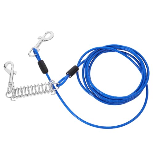 BCOATH Hunde Binden Seilhundläufer Kabelhundkette Mit Schwenkschnapphaken Stoßdämpferung Hundeleine Für Garten Schwere Kabel BCOATH Hunde Binden Seilhundläufer Kabelhundkette Mit Schwenkschnapphaken Stoßdämpferung Hundeleine Für Garten Schwere Kabel von BCOATH