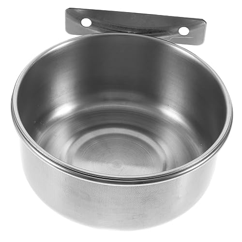 BCOATH Hundenapf Aus Edelstahl Futter- Und Wasserspender Zum Schrauben Nicht Für Haustiere Leicht Zu Reinigen 14 X 5 5 cm BCOATH Hundenapf Aus Edelstahl Futter- Und Wasserspender Zum Schrauben Nicht Für Haustiere Leicht Zu Reinigen 14 X 5 5 cm von BCOATH