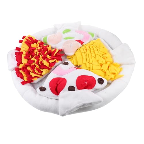 BCOATH Dog Snuffle Mat Für Langsames Füttern Kreative Schnüffelmatte Für Hunde Mit Pizza-Design Stressreduzierend Und Fördernd Für Intelligenz Langlebig Und Sicher BCOATH Dog Snuffle Mat Für Langsames Füttern Kreative Schnüffelmatte Für Hunde Mit Pizza-Design Stressreduzierend Und Fördernd Für Intelligenz Langlebig Und Sicher von BCOATH