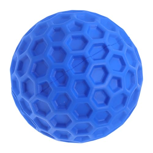 BCOATH Hundespielzeug Quietschender Kauspielzeugball aus Robustem Gummi für Kleine Hunde Welpen Interaktives Trainingsspielzeug zur Zahnpflege und Beschäftigung Drinnen Zufällige Farbe von BCOATH