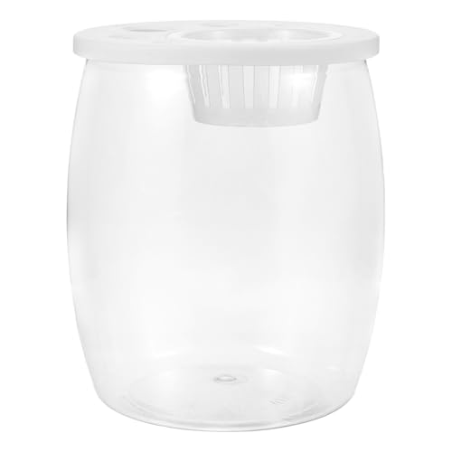 BCOATH Kleiner Transparenter Fischbehälter Hydrokultur-Aquarium Für Goldfische Schildkröten Und Pflanzen Leichtes Bruchsicheres Design Für Wohnzimmer Und Büro Für Dekoration Und BCOATH Kleiner Transparenter Fischbehälter Hydrokultur-Aquarium Für Goldfische Schildkröten Und Pflanzen Leichtes Bruchsicheres Design Für Wohnzimmer Und Büro Für Dekoration Und von BCOATH