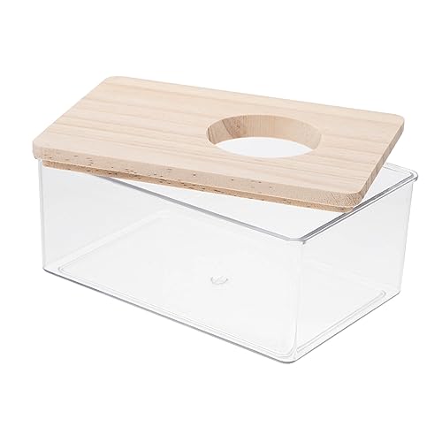 BCOATH Vielseitiger Hamster-Sandbadekoffer Kleintierbehälter Acrylbad Holzabdeckung Heimtierbedarf BCOATH Vielseitiger Hamster-Sandbadekoffer Kleintierbehälter Acrylbad Holzabdeckung Heimtierbedarf von BCOATH