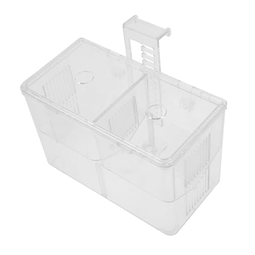 BCOATH Fish Breeding Box Für Aquarium Tragbare Inkubator Box Mit Trennwand Für Fische Und Garnelen Transparentes Design Für Optimale Beobachtung Langlebige Und Sichere Aufzuchtumgebung von BCOATH