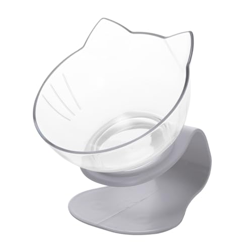 BCOATH Katze Futternapf Neigung mit Halschutz aus Transparentem Kunststoff Rutschfester Stabiler Futternapf für Katzen Einzelschale als Futter Wasserschale Bruchsicher und Leicht zu BCOATH Katze Futternapf Neigung mit Halschutz aus Transparentem Kunststoff Rutschfester Stabiler Futternapf für Katzen Einzelschale als Futter Wasserschale Bruchsicher und Leicht zu von BCOATH