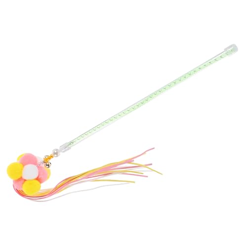 BCOATH Mit Glocken Verziertes Katzenspielzeug Zum Necken Von Kätzchen Spielstange Für Haustiere Interaktives Katzenspielzeug Für Gesundheitsübungen BCOATH Mit Glocken Verziertes Katzenspielzeug Zum Necken Von Kätzchen Spielstange Für Haustiere Interaktives Katzenspielzeug Für Gesundheitsübungen von BCOATH