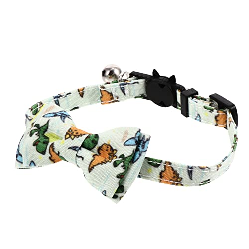 BCOATH Haustierhalsband Katzenhalsband Mit Schleife Modische Schleifenkette Für Katzen Hochwertiger Stoff von BCOATH