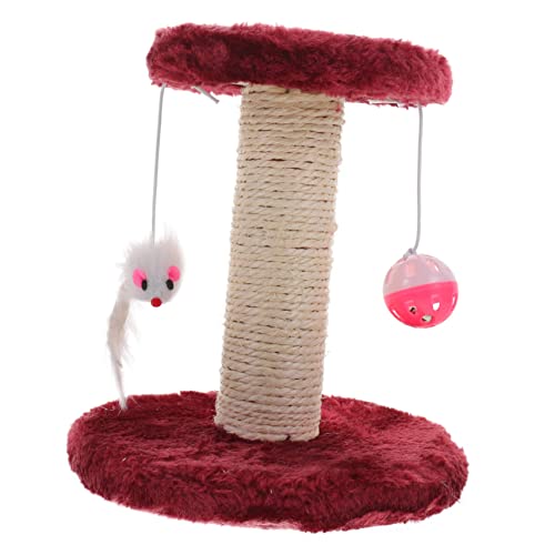 BCOATH Katzenkratzbaum für Kätzchen Robuster Katzenkratzerpfosten aus Sisal für Innenräume Platzsparend und Langlebig mit Stabiler Basis für Spaß und Training BCOATH Katzenkratzbaum für Kätzchen Robuster Katzenkratzerpfosten aus Sisal für Innenräume Platzsparend und Langlebig mit Stabiler Basis für Spaß und Training von BCOATH